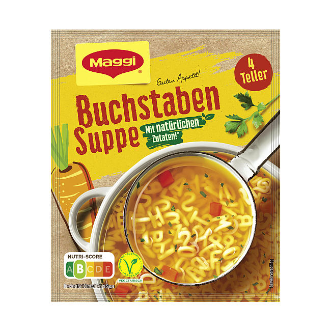 MAGGI BUCHSTABENSUPPE