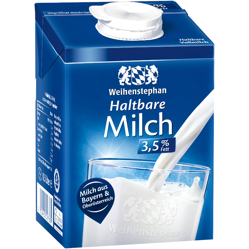 WEIHENSTEPHAN H - MILCH 3.5% FETT 0.5L