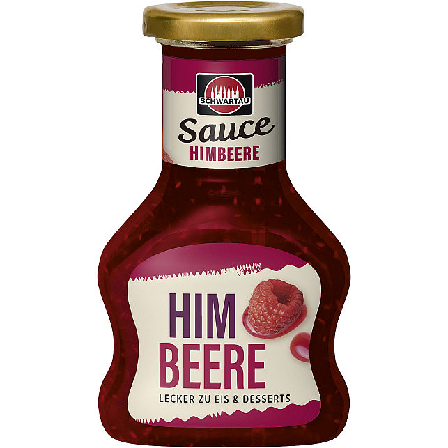 SCHWARTAU DESSERT - SAUCE HIMBEERE 125ML FLASCHE