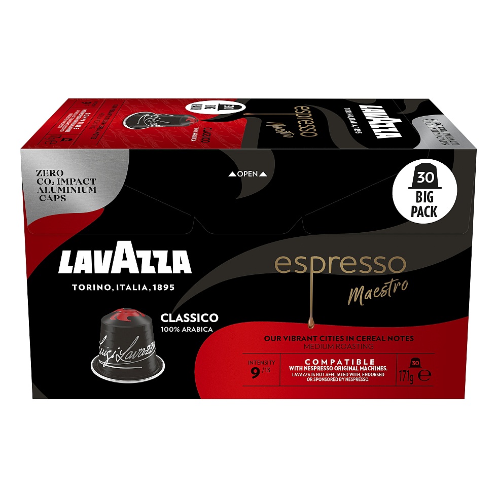 LAVAZZA ESPRESSO MAESTRO CLASSICO 30 KAPSELN