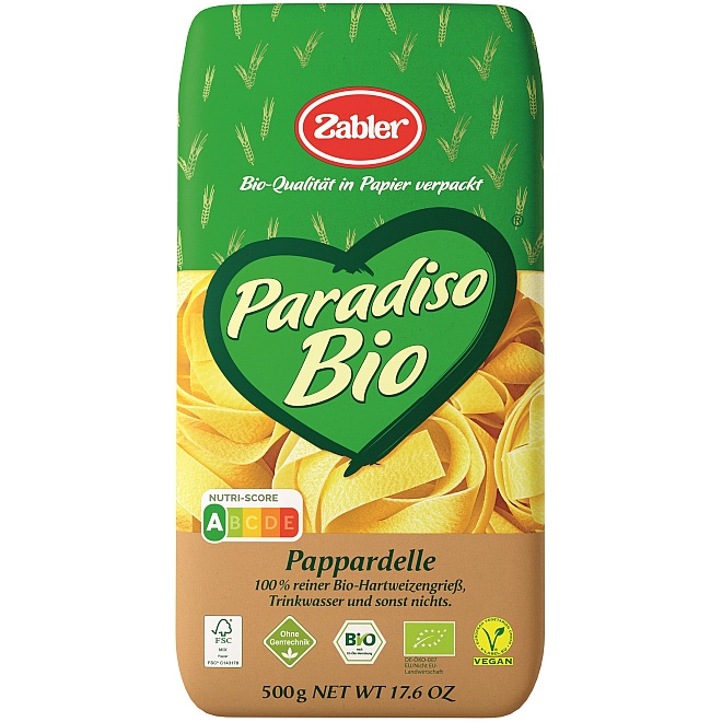 ZABLER PARADISO BIO PAPPARDELLE 500G