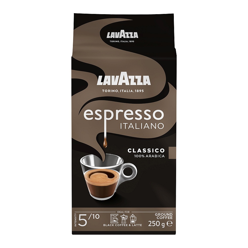 LAVAZZA CAFFE  ESPRESSO 100% ARABICA 250G